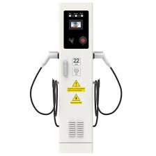 Powerful 44kW DC Fast Charger with Dual Charging Ports, IP65 Protection, and Remote Control